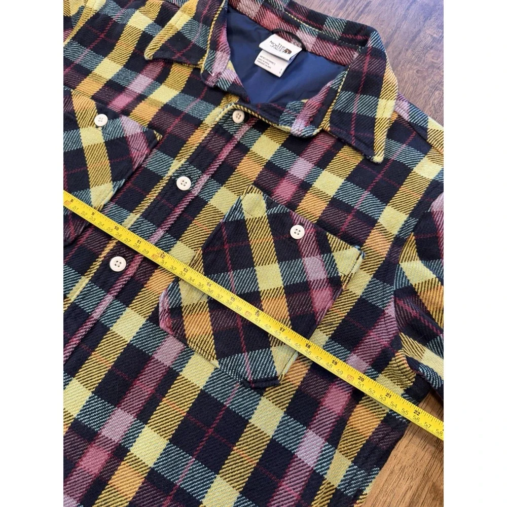 The North Face Valley Twill Utility Shirt Jacket Plaid Flannel Mens